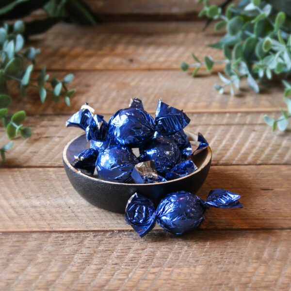 Fyldte chokoladekugler - Granatæble